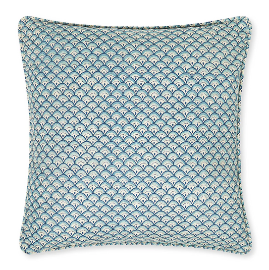 Minoa Fresh Azure Linen Cushion